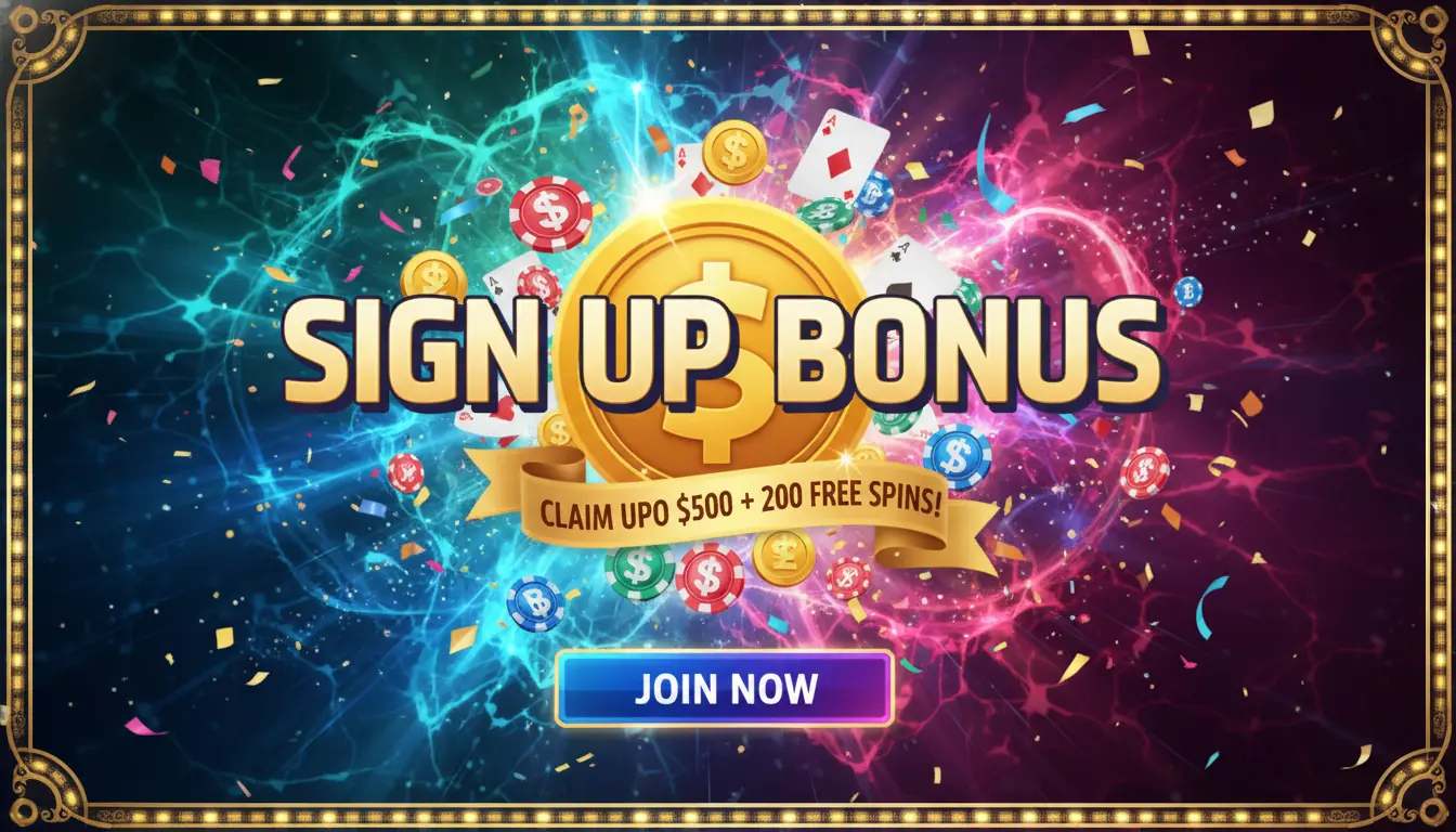 High Roller casino sign up bonus